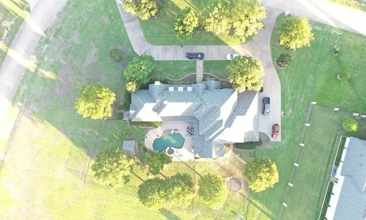 New shingle roof installation on a home in Rolling Hills Estates